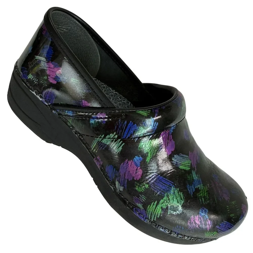 Dansko Pro XP 2.0 Colored Pen Leather Clogs Shoes 39 US 8.5 - 9 Slip Resistant